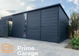 Domek: szer: 4.5m x dł: 3.5m antracyt