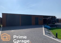 Garaż: szer: 15m x 6dł: m ciemny złoty dąb