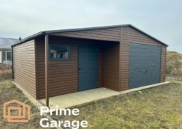 Garaż: szer: 7m x dł: 5,4 m Orzech + wnęka