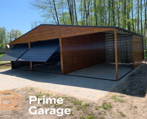 Garaże blaszane Ostrołęka – solidne konstrukcje od Prime Garage