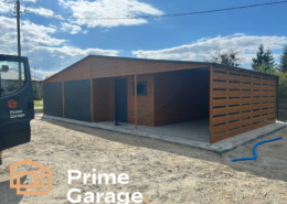 Garaż: szer: 12m x dł: 6 m złoty dąb + wiata