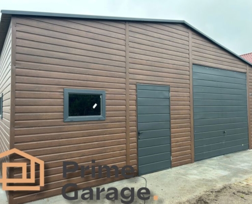 Garaże blaszane Słupsk – wytrzymałe konstrukcje od Prime Garage