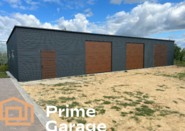 Garaż: szer: 15m x dł: 6 m jasny złoty dąb + wnęka + wiata